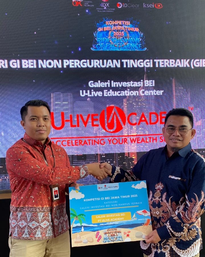 Ylive Academy Raih Penghargaan Galeri Investasi BEI Non Perguruan Tinggi Terbaik 2025