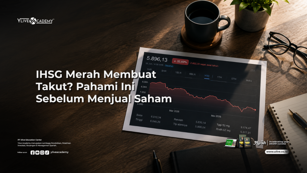 IHSG Merah Membuat Takut? Pahami Ini Sebelum Menjual Saham